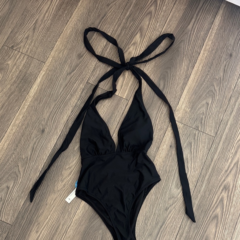 Black One Piece Swimsuit